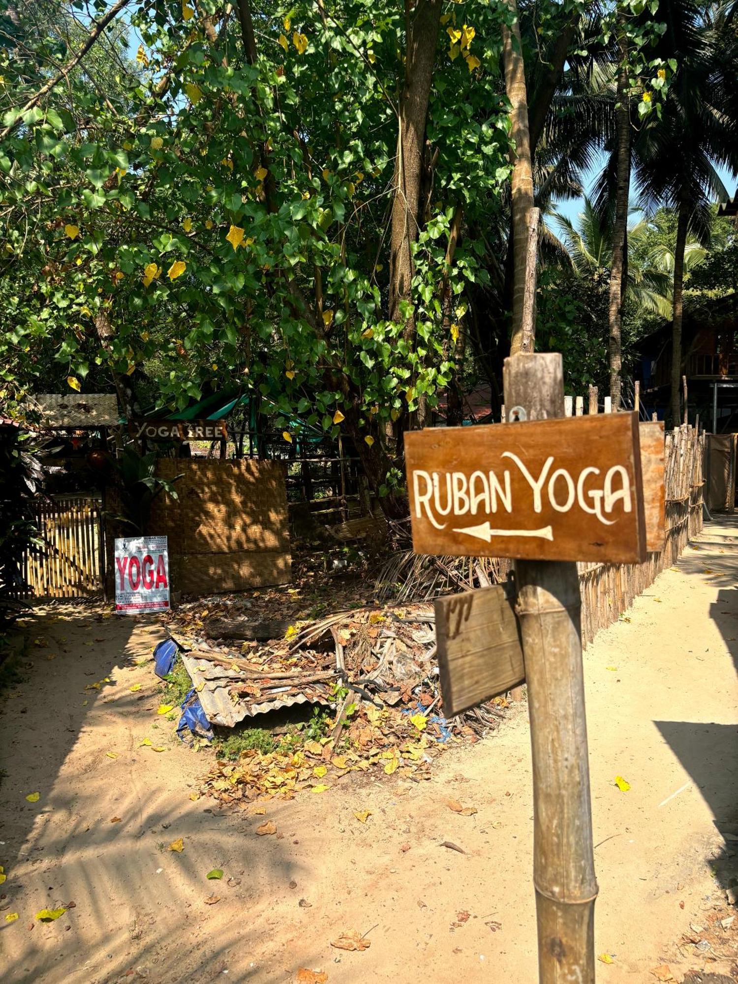 Ruban Yoga Hotell Palolem Exteriör bild